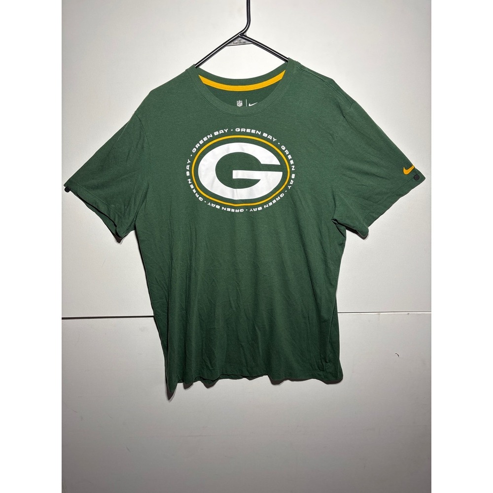 Nike‎ Green Bay Packers XL T-Shirt Football Graphic Tee Mens NFL team apparel